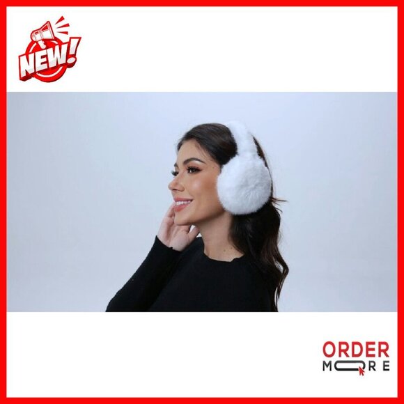 Faux Fur Foldable Earmuffs Winter Ear Warmers Women Girls Outdoor main image 4
